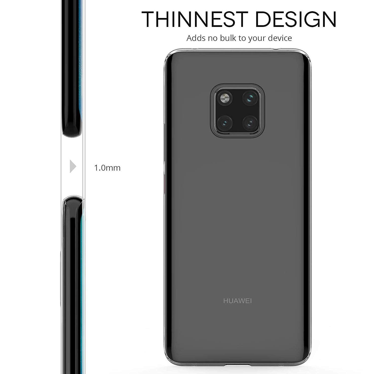 Huawei Mate 20 Pro apsauginis TPU dėklas (skaidrus)