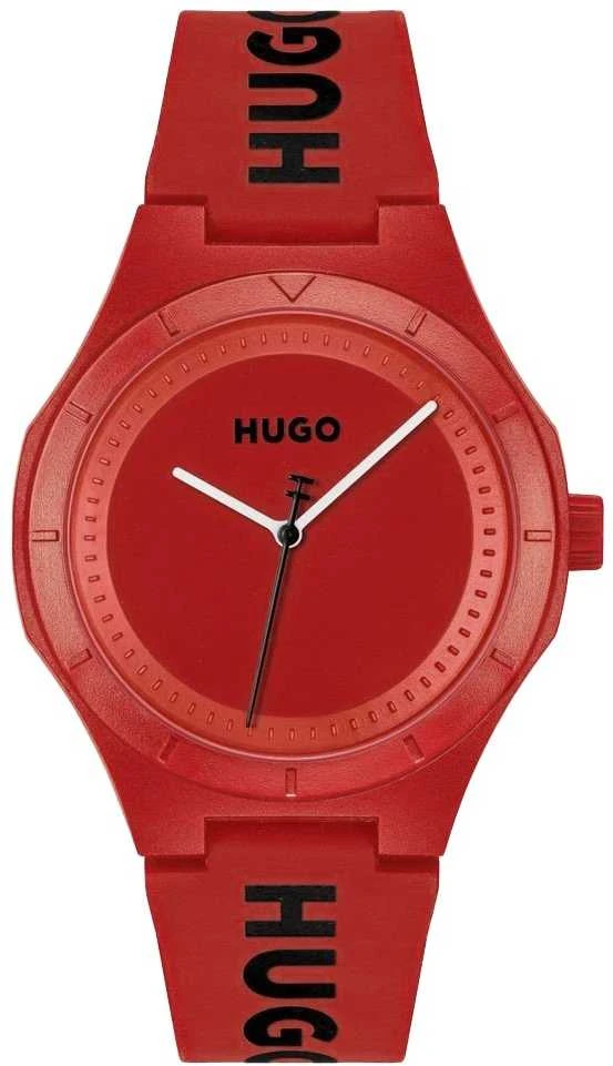 Hugo Boss HUGO Lit Raudonas Vyriškas Laikrodis 1530346 + Dėžutė