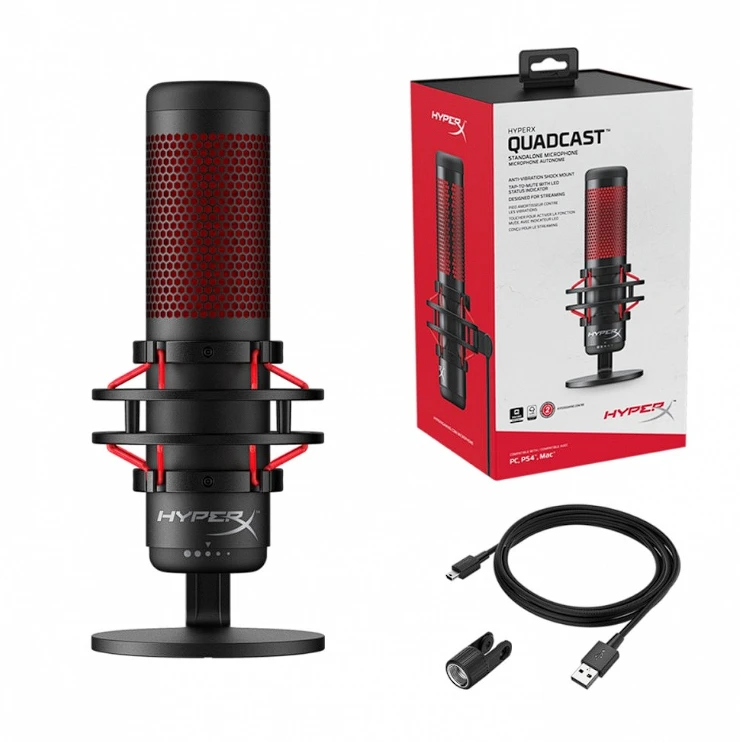 HyperX QuadCast - USB Kondensatorinis Mikrofonas