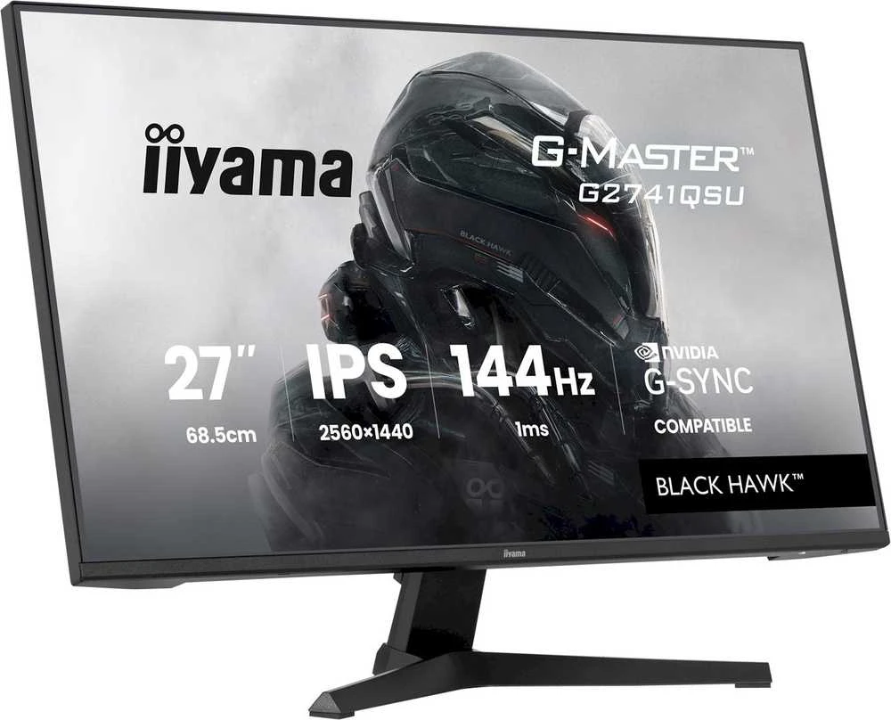 iiyama G-MASTER G2741QSU-B1 computer monitorius 68.6 cm (27") 2560 x 1440 pikselių Juodas