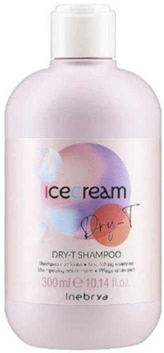 Inebrya Ice Kreminis Dry-T Šampūnas maitinamasis plaukų šampūnas, 1000 ml