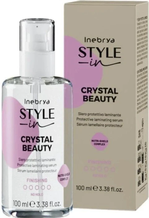 Inebrya Style-In Crystal Beauty Protective Laminating Serum serumas plaukams, 100 ml