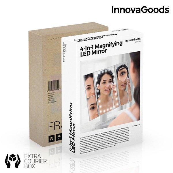 „InnovaGoods“ 4 viename didinamasis LED veidrodis