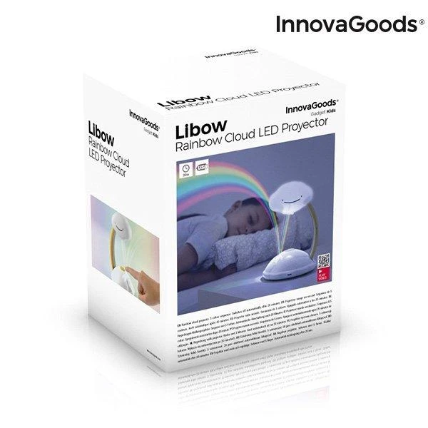 InnovaGoods Lampka projektorius InnovaGoods IG815189 Tęcza balta