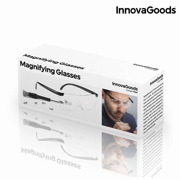 InnovaGoods didinamieji akiniai pakuotėje