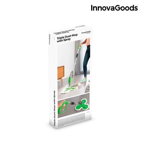 InnovaGoods triguba dulkių šluostė su purškalu