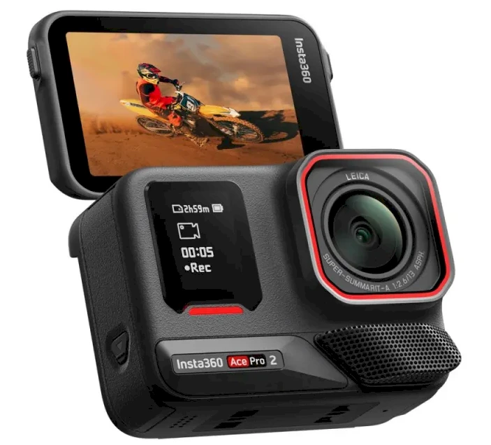 Insta360 Ace Pro 2 8K veiksmo kamera juoda