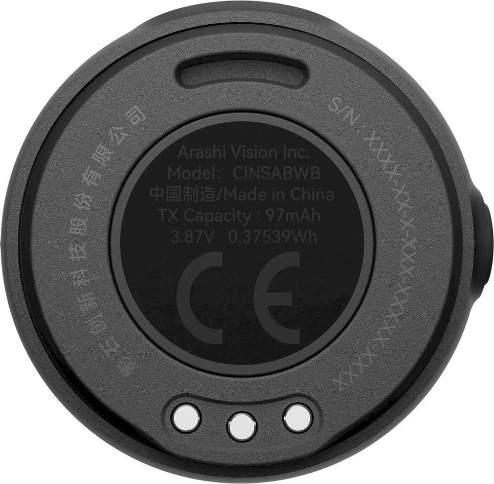 „Insta360“ mikrofonas su oru (1TX + 1RX)
