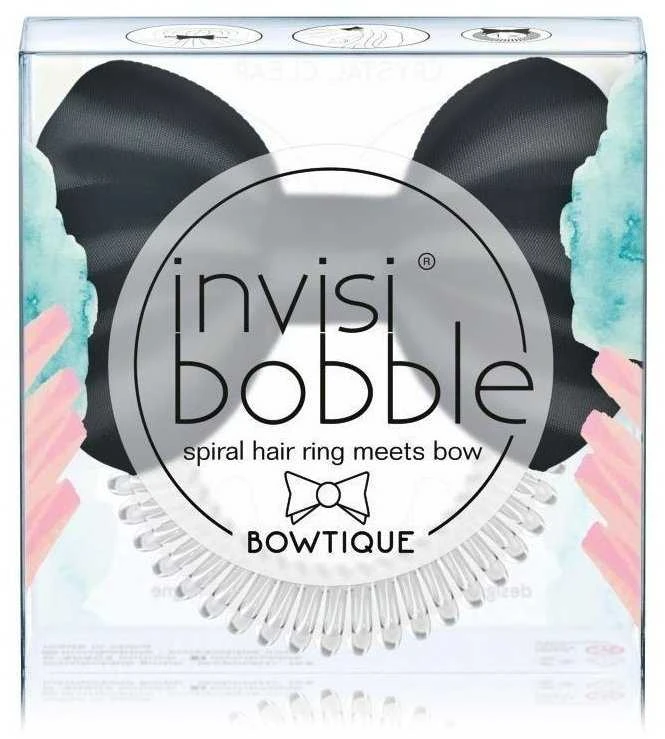 Gumytės plaukams Invisibobble BOWTIQUE True Juodas