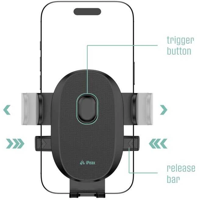 „iPeax Clip 2“ automobilio telefono laikiklis