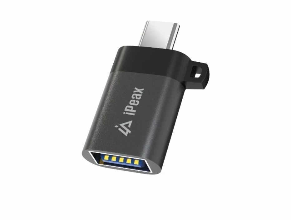 iPEAX OTG USB-C į USB-A adapteris su kilpele