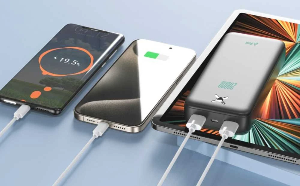 „iPeax“ išorinės baterijos, 2 x USB-A, 10000 mAh