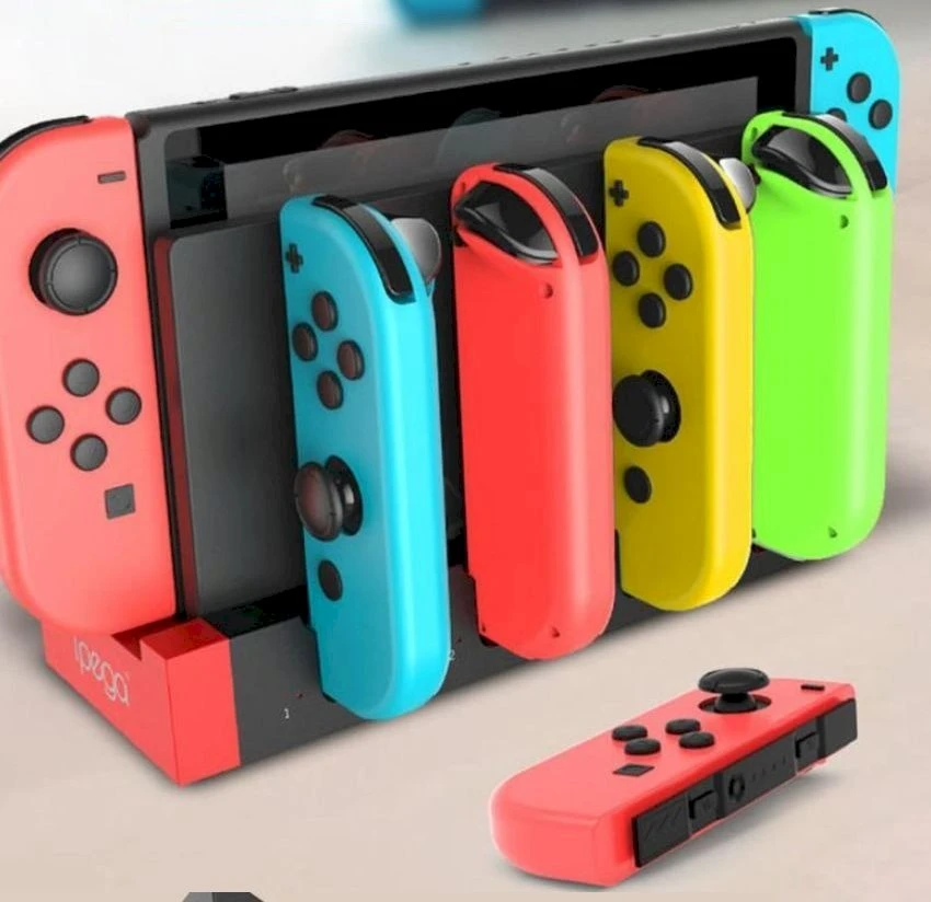 iPega 9186 Charger Dock pro N-Switch a Joy-con Juodas/Raudona
