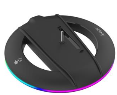 iPega P5S025S vertikalus stovas su RGB, skirtas PS5 Slim Juodas