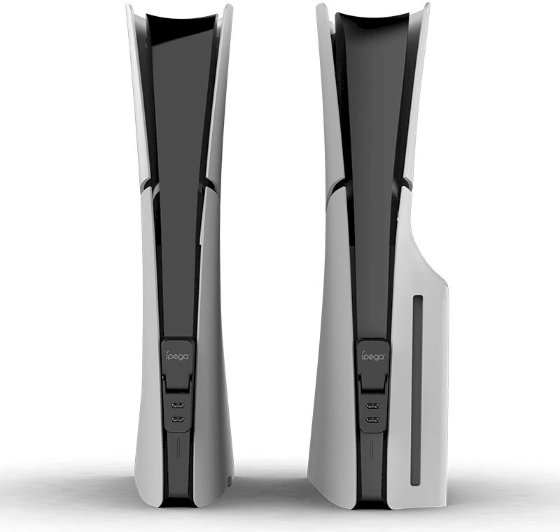 iPega P5S040 įkroviklio dokas valdikliui, skirtas PS5 Slim/PS5 Pro Juodas
