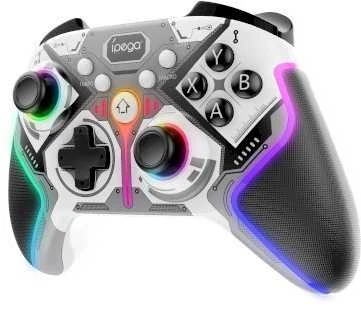 „iPega 9666HH“ „Bluetooth“ RGB žaidimų pultas, skirtas „Android“ / „iOS“ / „PS3“ / „PS4“ / „PC“ / „N-Switch“, pilkas