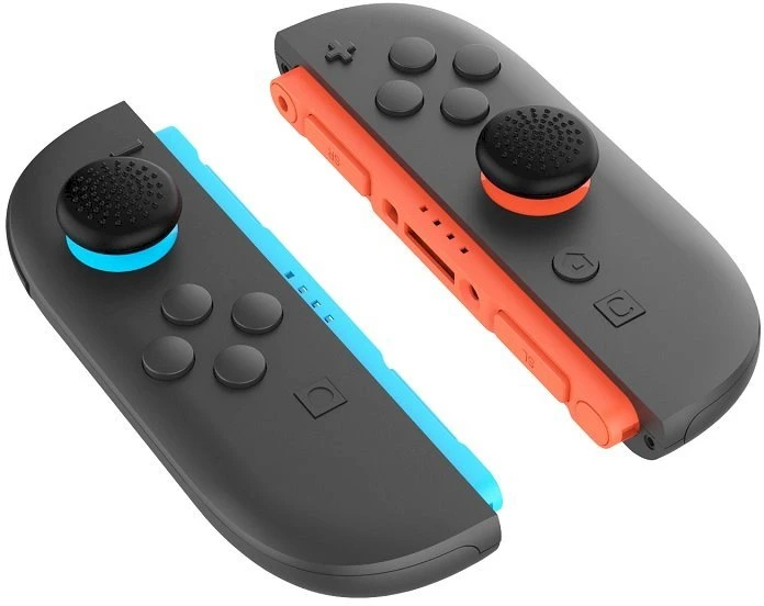 iPega SW2026B Thumb Grips JoyCon Controller for Nintendo Switch 2 6pcs juodos spalvos