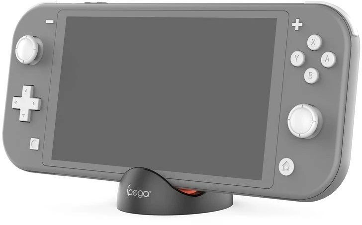 iPega SW2041 Mini Charger Dock for Switch Lite/Nintendo Switch/Nintendo Switch 2 juodos spalvos/raudonos spalvos
