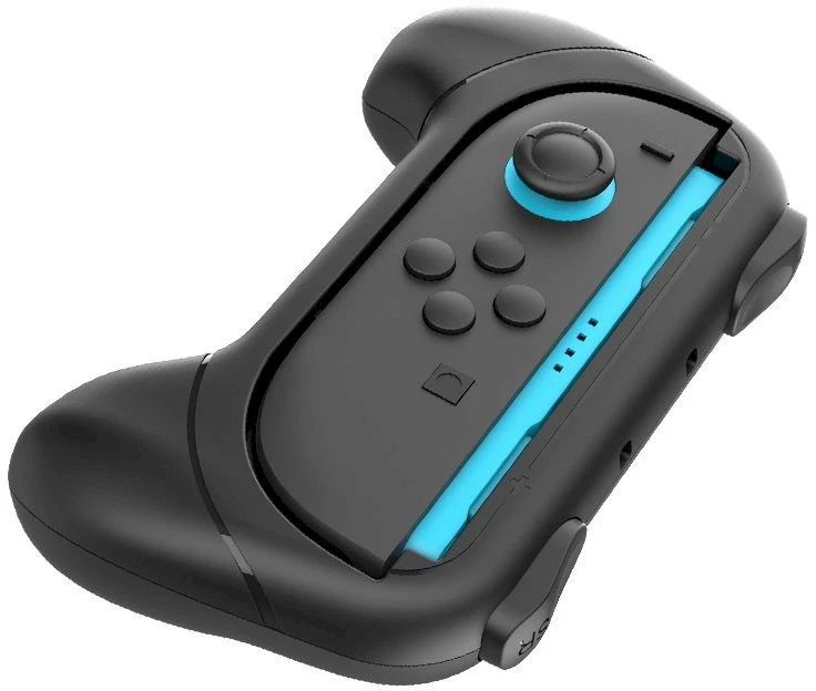 iPega SW2055D Grip for JoyCon Controllers Nintendo Switch 2 juodos spalvos