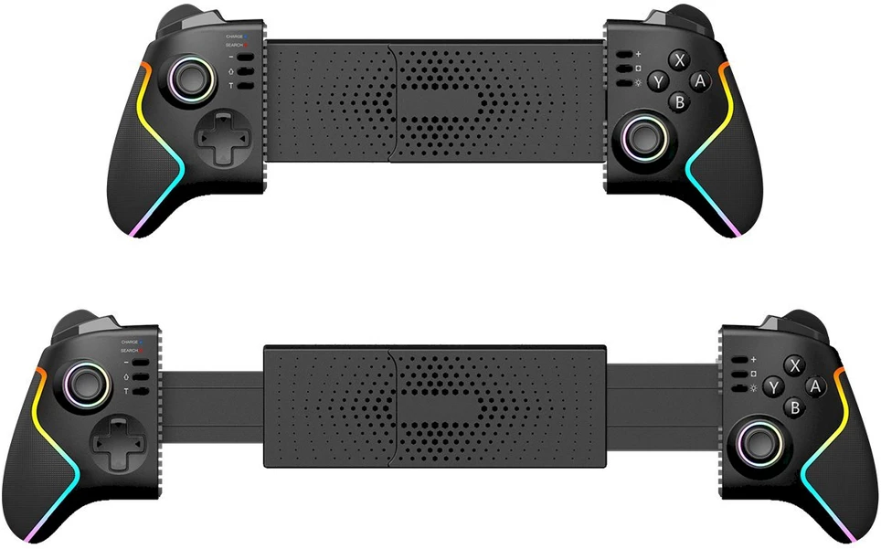 „iPega SW2123“ belaidis RGB žaidimų pultas, skirtas „Nintendo Switch“ / „Nintendo Switch 2“, juodas