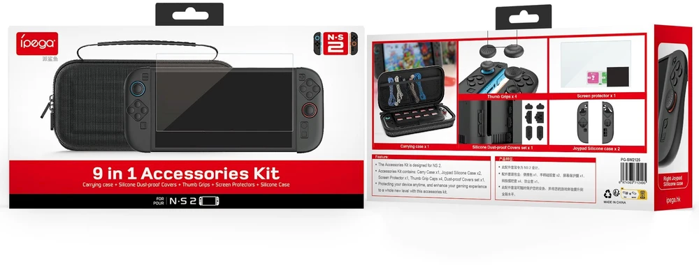 „iPega SW2125 9v1“ sporto paketas, skirtas „Nintendo Switch 2“