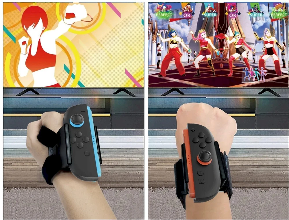 iPega SW2136 Sports Bands for Nintendo Switch 2 JoyCon juodos spalvos