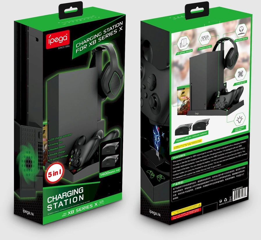 iPega XBX013 daugiafunkcis įkrovimo stovas, skirtas XBOX