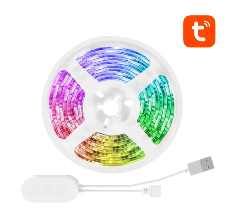 Gosund SL1 spalvota LED juosta ant ritės
