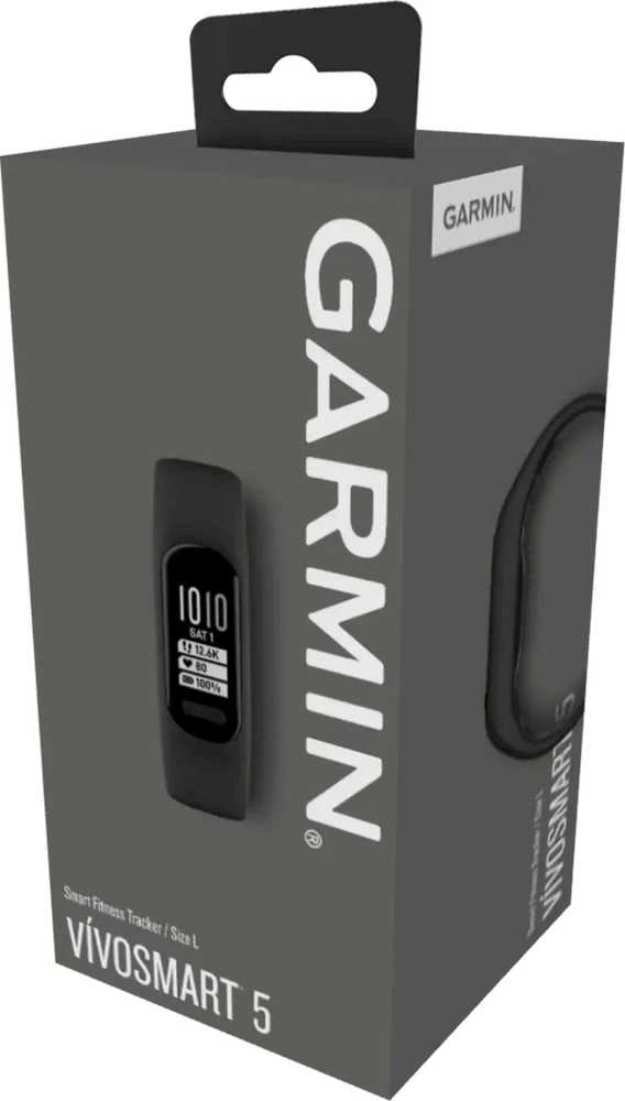 Išmanioji apyrankė Garmin vivosmart 5, L dydžio, Juodos spalvos