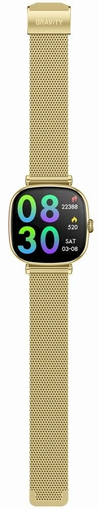 Išmanusis laikrodis DAMSKI GRAVITY GT32-2 - ROZMOWY BLUETOOTH, DODATKOWY PASEK (sg047b)