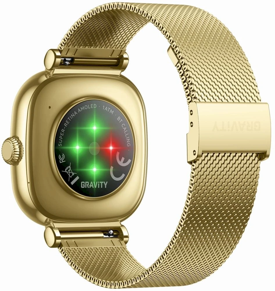 Išmanusis laikrodis DAMSKI GRAVITY GT32-2 - ROZMOWY BLUETOOTH, DODATKOWY PASEK (sg047b)