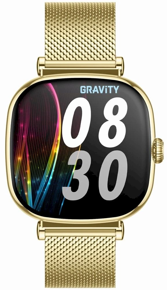 Išmanusis laikrodis DAMSKI GRAVITY GT32-1 - ROZMOWY BLUETOOTH, DODATKOWY PASEK (sg047a)
