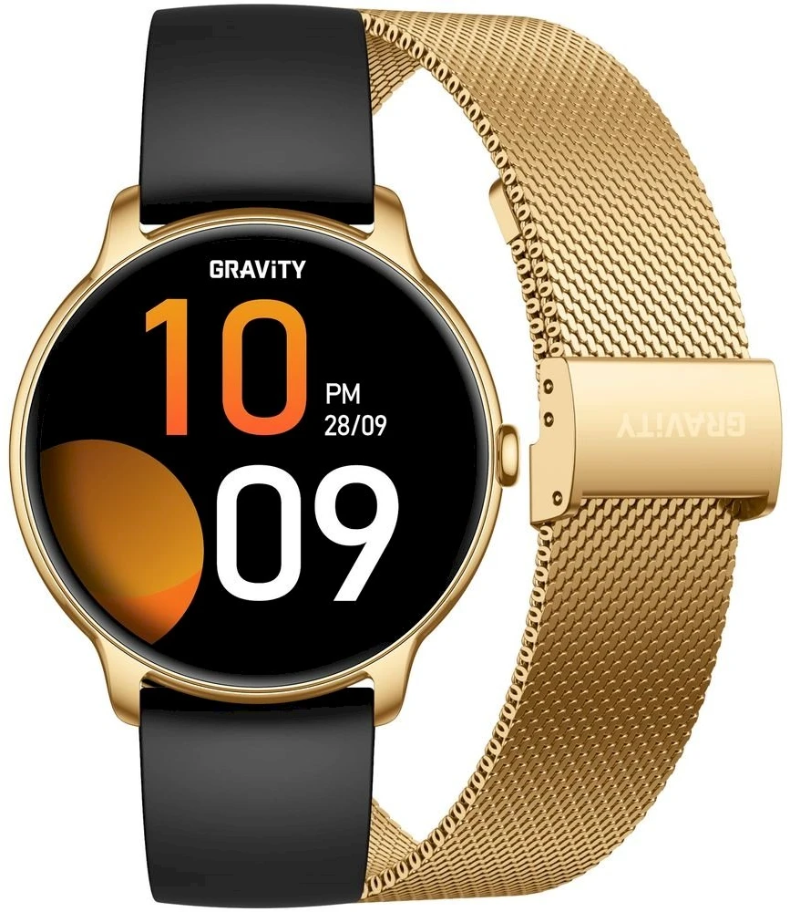 Išmanusis laikrodis DAMSKI GRAVITY GT31-2 - AMOLED, DODATKOWY PASEK (sg052a)
