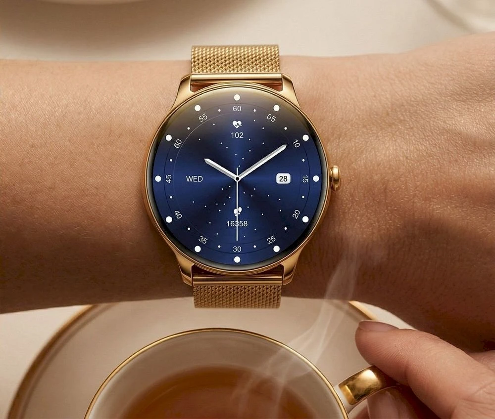 Išmanusis laikrodis DAMSKI GRAVITY GT31-2 - AMOLED, DODATKOWY PASEK (sg052a)