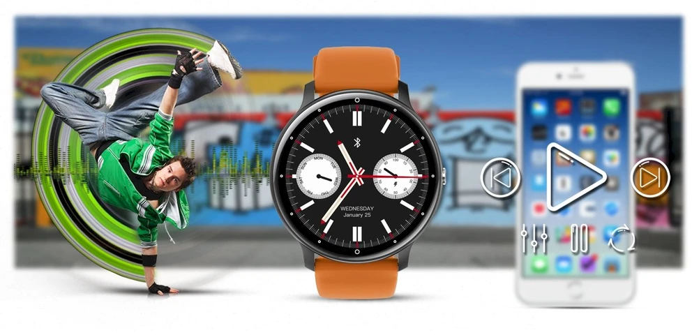 Išmanusis laikrodis UNISEX GRAVITY GT1-2 PRO - BLUETOOTH RYŠYS, PAPILDOMAS PRAŽAS (sg027b)
