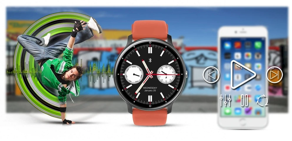Išmanusis laikrodis UNISEX GRAVITY GT1-3 PRO - BLUETOOTH CONNECTIONS, ADDITIONAL PASSAGE (sg027c)