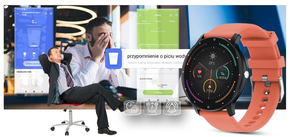 Išmanusis laikrodis UNISEX GRAVITY GT1-3 PRO - BLUETOOTH CONNECTIONS, ADDITIONAL PASSAGE (sg027c)