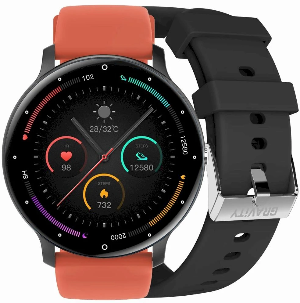 Išmanusis laikrodis UNISEX GRAVITY GT1-3 PRO - BLUETOOTH CONNECTIONS, ADDITIONAL PASSAGE (sg027c)