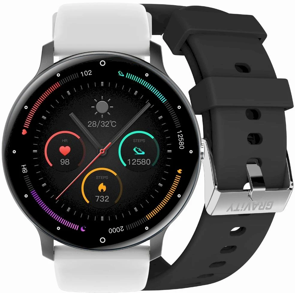 Išmanusis laikrodis UNISEX GRAVITY GT1-4 PRO - ROZMOWY BLUETOOTH, DODATKOWY PASEK (sg027d)