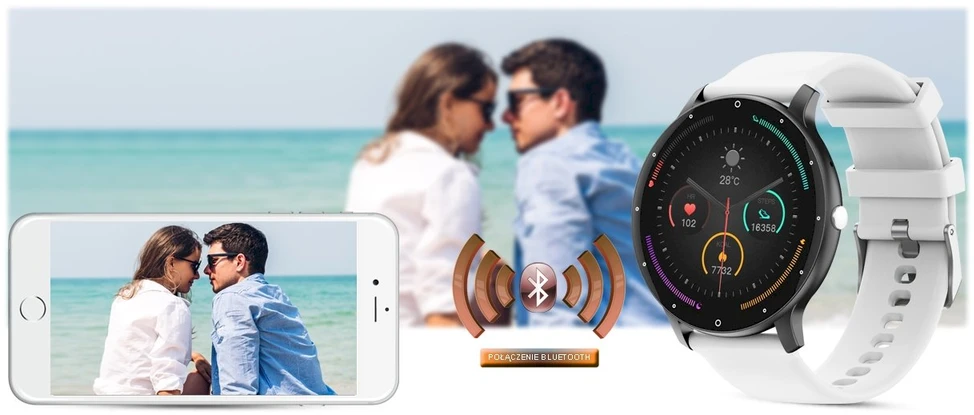 Išmanusis laikrodis UNISEX GRAVITY GT1-4 PRO - ROZMOWY BLUETOOTH, DODATKOWY PASEK (sg027d)