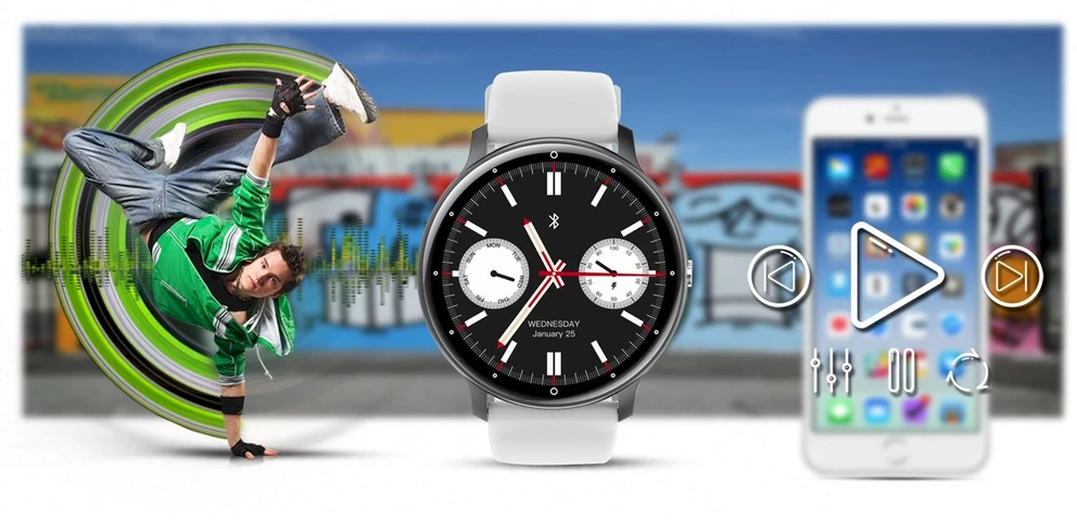 Išmanusis laikrodis UNISEX GRAVITY GT1-4 PRO - ROZMOWY BLUETOOTH, DODATKOWY PASEK (sg027d)
