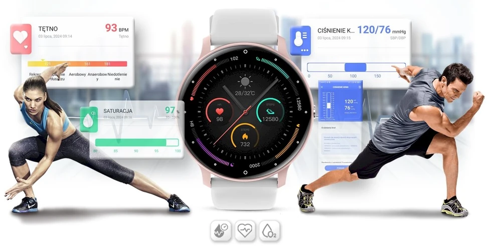 Išmanusis laikrodis UNISEX GRAVITY GT1-6 PRO - BLUETOOTH RYŠIAI, PAPILDOMAS PASAGE (sg027f)