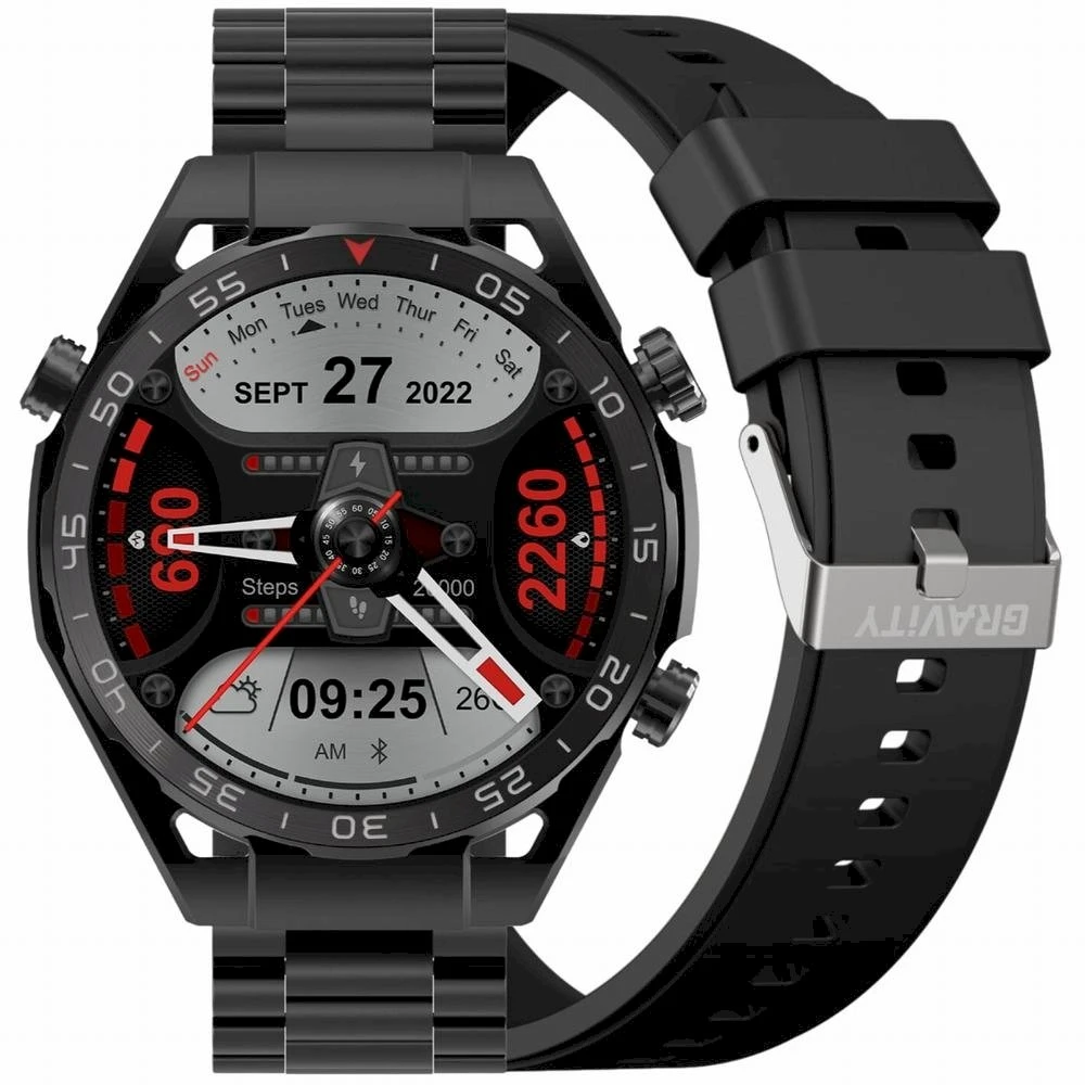 Išmanusis laikrodis MEN'S GRAVITY GT13-1 - ADDITIONAL BELT (sg028a)