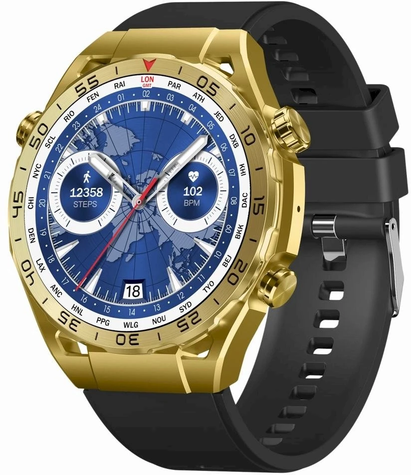 Išmanusis laikrodis MEN'S GRAVITY GT13-3 - ADDITIONAL BELT (sg028c)