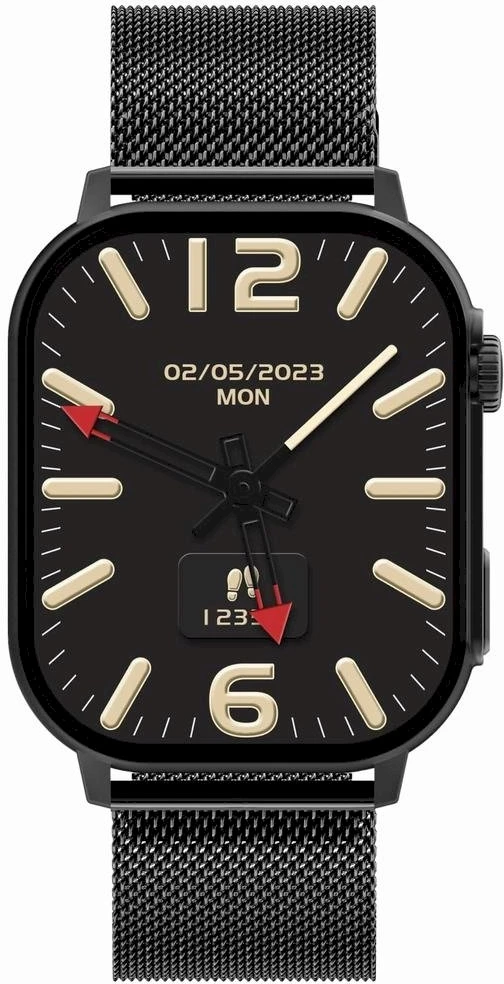 Išmanusis laikrodis UNISEX GRAVITY GT15-1 - ROZMOWY BLUETOOTH, DODATKOWY PASEK (sg029a)