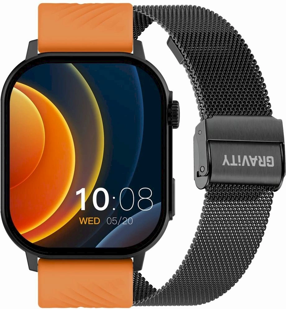 Išmanusis laikrodis UNISEX GRAVITY GT15-2 - BLUETOOTH CONNECTIONS, ADDITIONAL PASSAGE (sg029b)