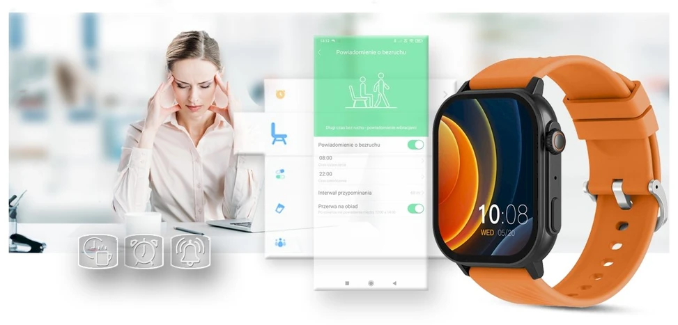 Išmanusis laikrodis UNISEX GRAVITY GT15-2 - BLUETOOTH CONNECTIONS, ADDITIONAL PASSAGE (sg029b)