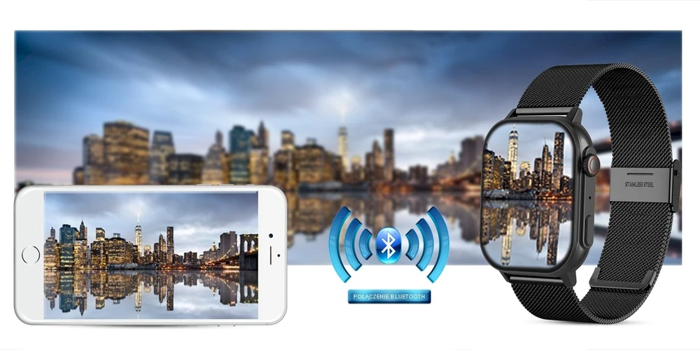 Išmanusis laikrodis UNISEX GRAVITY GT15-2 - BLUETOOTH CONNECTIONS, ADDITIONAL PASSAGE (sg029b)