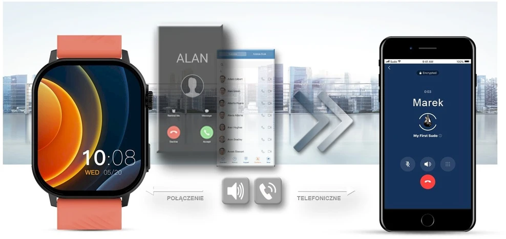 Išmanusis laikrodis UNISEX GRAVITY GT15-3 - BLUETOOTH CONNECTIONS, ADDITIONAL PASSAGE (sg029c)