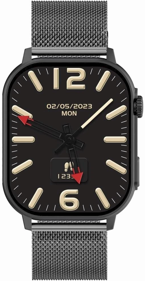 Išmanusis laikrodis UNISEX GRAVITY GT15-4 - ROZMOWY BLUETOOTH, DODATKOWY PASEK (sg029d)